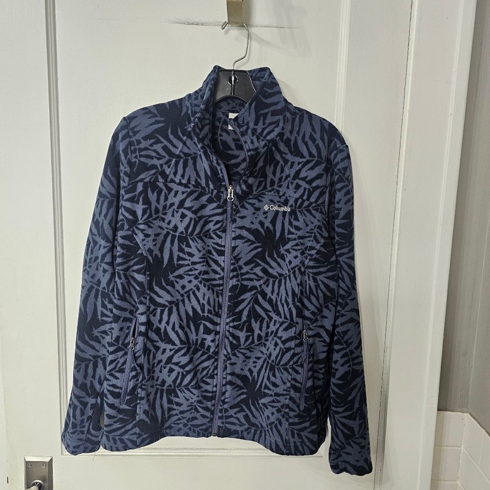Columbia Zip Up Fleece Sz Large, Like New!